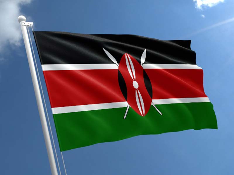 bandiera Kenya - Destination Map